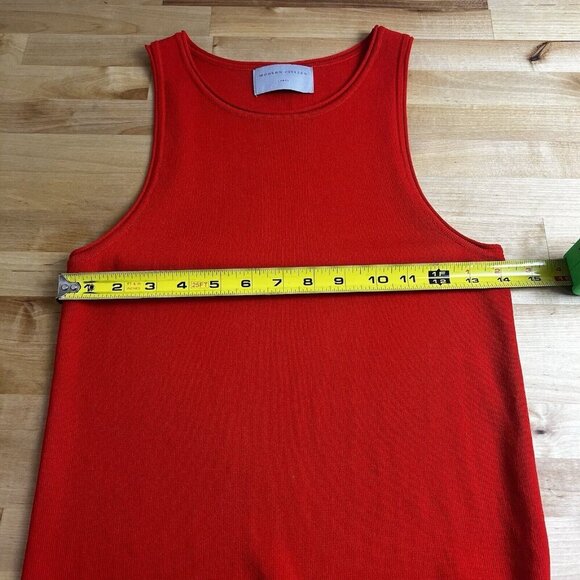 Modern Citizen Tank Top Knit Red Round Neck Sleeveless Rayon Size Large‎ - Picture 11 of 12